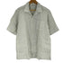 フェアファクス FAIRFAX S/S ストライプ 開襟 リネンシャツ メンズ JPN:L