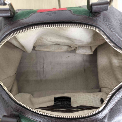 グッチ GUCCI シェリーライン レザー ボストンバッグ ハンドバッグ shelleyline leather bostonbag handbag レディース