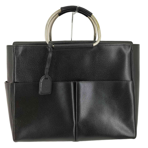 グッチ GUCCI オールド レザー メタルハンドル トートバッグ old leather metal handle tote bag レディース
