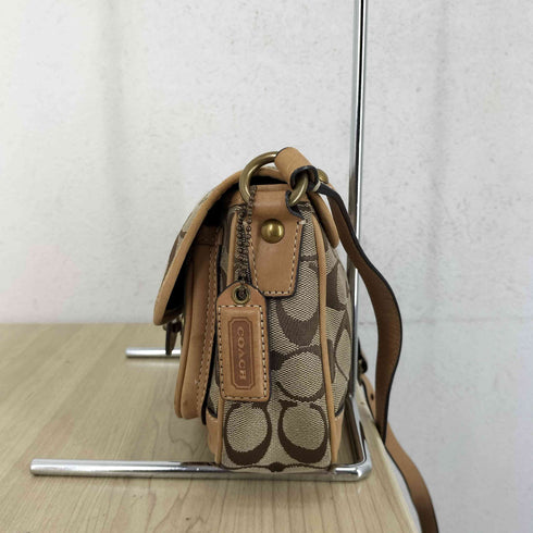 コーチ COACH シグネチャー ショルダーバッグ signature shoulder bag レディース