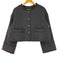 ルエレ Louere ノーカラー ツイード ジャケット レディース JPN:S