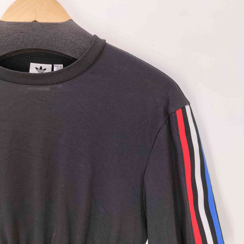 アディダスオリジナルス adidas Originals PRIMEBLUE トリコロール クロップド Tシャツ レディース M