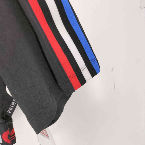 アディダスオリジナルス adidas Originals PRIMEBLUE トリコロール クロップド Tシャツ レディース M