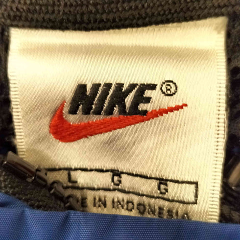 ナイキ NIKE 90S 銀タグ バイカラー ハーフジップ プルオーバー ジャケット メンズ import:M
