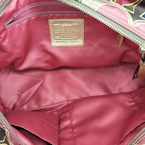 コーチ COACH マルチカラー シグネチャー トート バッグ ハンドバッグ multicolor signature tote bag hand bag レディース