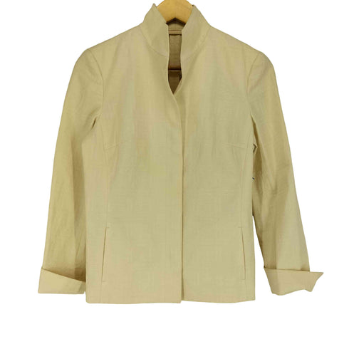 バーバリーロンドン BURBERRY LONDON スタンドカラー 総柄 コットン ジャケット レディース EUR:38