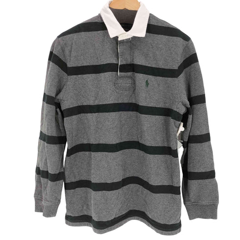 ポロラルフローレン POLO RALPH LAUREN LSCUST SPP-LONG SLEEVE-KNIT スモールポニー刺繍 ラガーシャツ メンズ L