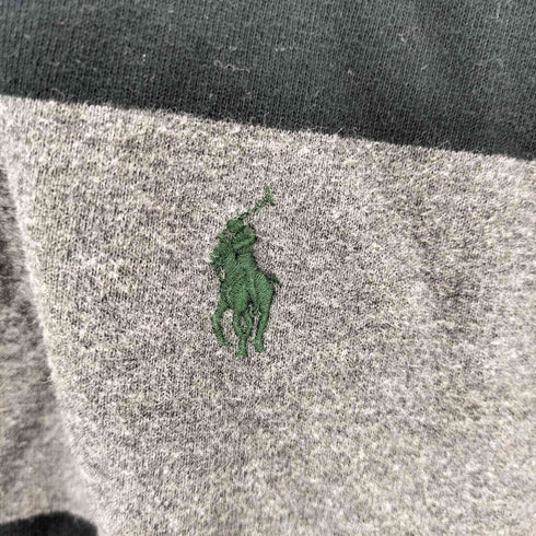 ポロラルフローレン POLO RALPH LAUREN LSCUST SPP-LONG SLEEVE-KNIT スモールポニー刺繍 ラガーシャツ メンズ L