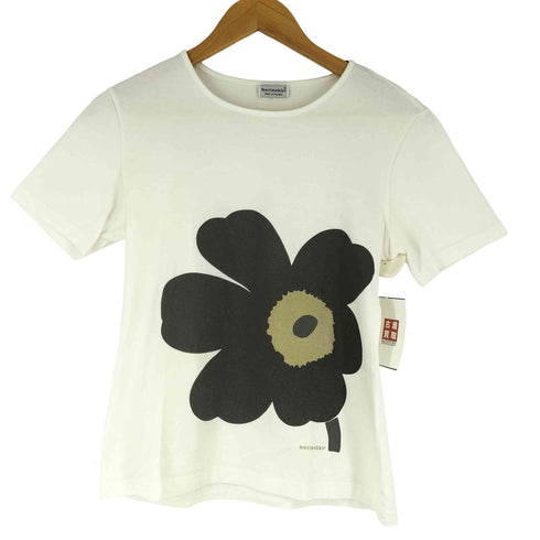 マリメッコ marimekko 花プリント S/S Tシャツ レディース