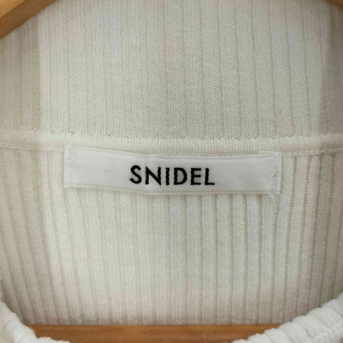 スナイデル snidel 25aw ハイネックリブプルオーバー レディース ONE SIZE