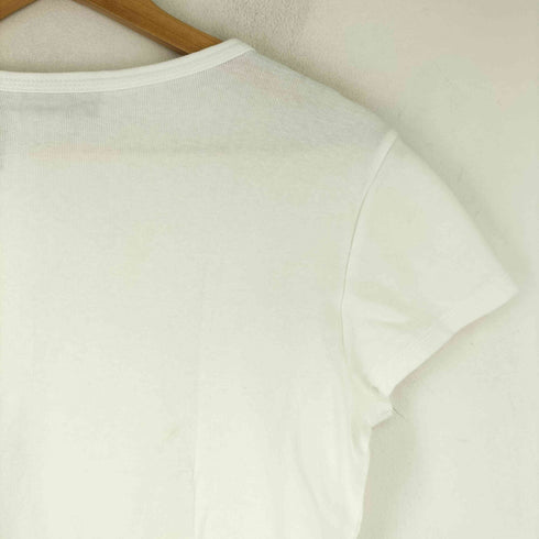 ダナキャランニューヨークジーンズ DKNY JEANS ラインストーンロゴ S/S Tシャツ レディース JPN:L