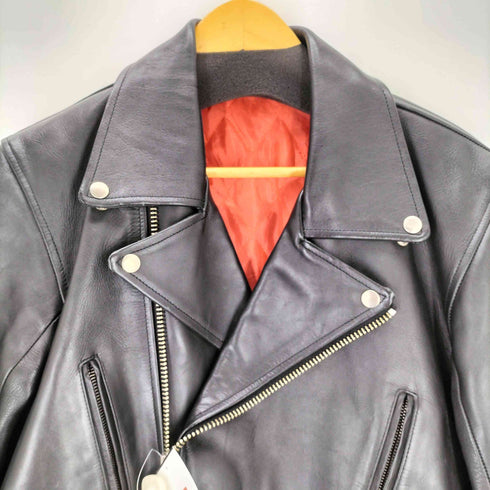 フリータ?ム FREEDOM GENUINE LEATHER ダブルライダースジャケット メンズ 42