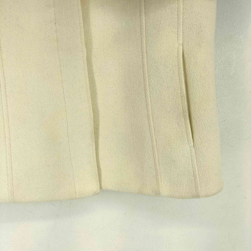 V.O.M ANGORA&WOOL アンゴラ混 スタンドカラー 比翼ボタン ジャケット レディース JPN:38