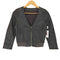 スピックアンドスパン Spick and Span lamb leather ラムレザーノーカラージャケット レディース 36