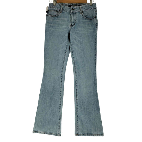 ダナキャランニューヨークジーンズ DKNY JEANS ジップフライ フレアデニムパンツ レディース JPN:2