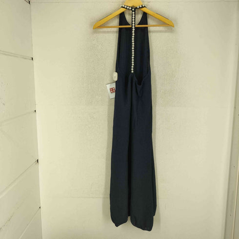ボールジー BALLSEY パールメッシュコンビ Aラインロングワンピース レディース JPN:36