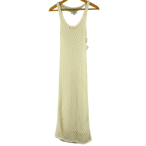 コス COS SLEEVELESS OPENKNITTED MIDI DRESS ノースリーブ オープンニット ミディドレス レディース import:XS