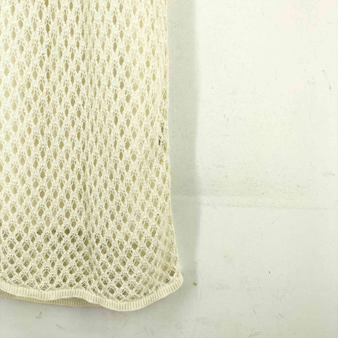 コス COS SLEEVELESS OPENKNITTED MIDI DRESS ノースリーブ オープンニット ミディドレス レディース import:XS