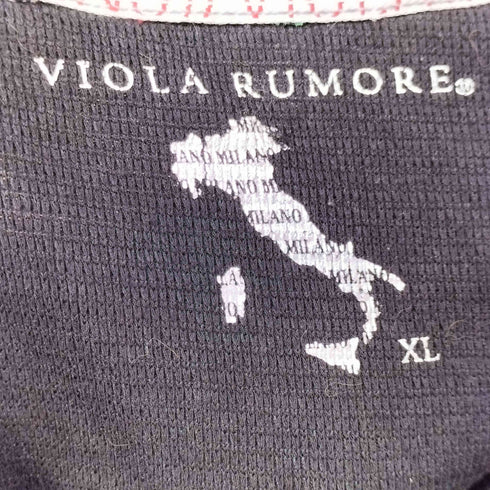 VIOLA RUMORE Vネック プリント Tシャツ Y2K メンズ JPN:XL