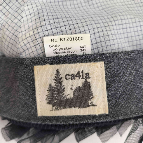 カシラ CA4LA フリル付き リボンキャップ レディース
