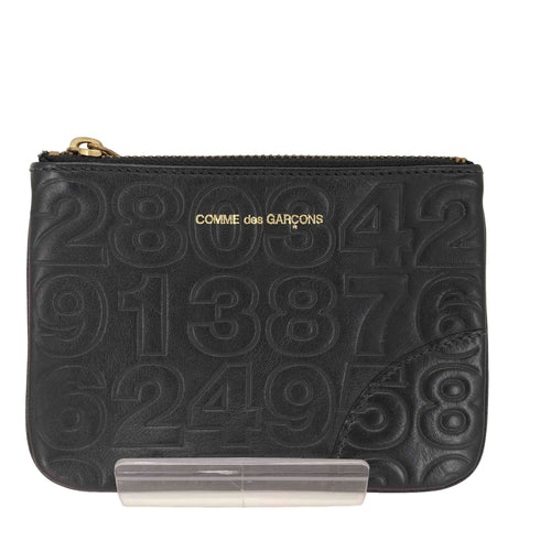 コムデギャルソン COMME des GARCONS 数字柄 レザー 小銭入れ ポーチ レディース