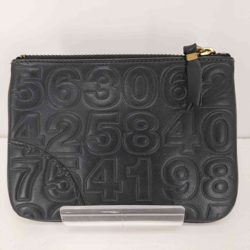 コムデギャルソン COMME des GARCONS 数字柄 レザー 小銭入れ ポーチ レディース
