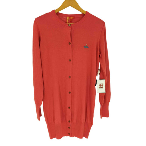 ヴィヴィアンウエストウッドレッドレーベル Vivienne Westwood RED LABEL ウール100 ロングカーディガン レディース import:M