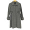 CASHMERE&WOOL カシミヤ混 比翼ボタン ステンカラーコート レディース 11AR