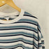 SOSTANZA 80S 袖裾シングル ボーダークルーネックTシャツ メンズ