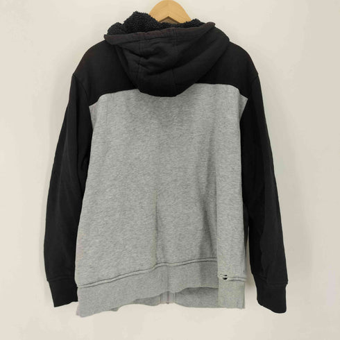 ジョージ GEORGE 裏起毛 マルチカラージップアップパーカー メンズ JPN:XL