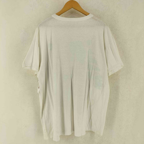 袖裾ダブル キャラクタープリント クルーネックTシャツ メンズ