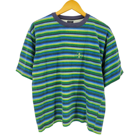 ゲス GUESS 90S USA製 ボーダー クルーネックTシャツ メンズ import:L
