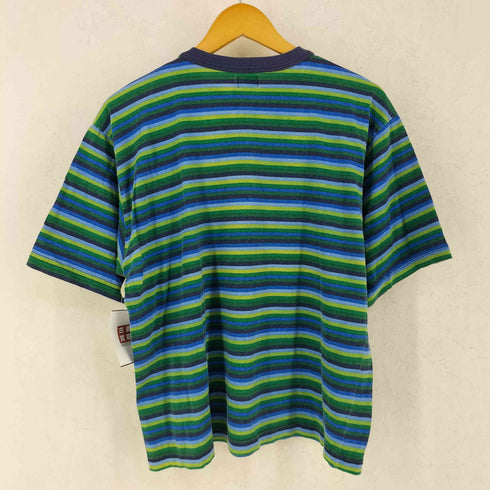 ゲス GUESS 90S USA製 ボーダー クルーネックTシャツ メンズ import:L