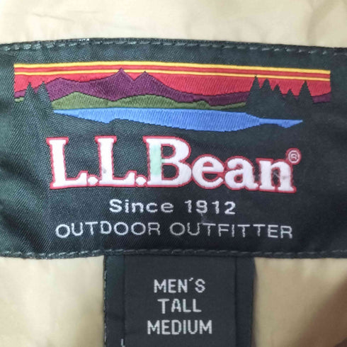 エルエルビーン L.L.Bean 90-00S GORE-TEX ナイロン フーデッド ジップアップ ロングジャケット メンズ import:M