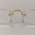 ADAM PATEK engraving rimless glasses メンズ