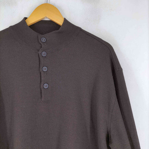 エルメネジルドゼニア Ermenegildo Zegna ボトルネック ハーフボタン プルオーバーニット メンズ