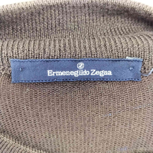 エルメネジルドゼニア Ermenegildo Zegna ボトルネック ハーフボタン プルオーバーニット メンズ