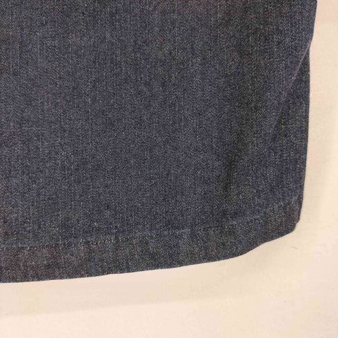 アルマーニジーンズ ARMANI JEANS フラワープリント デニムノースリーブブラウス レディース import:S