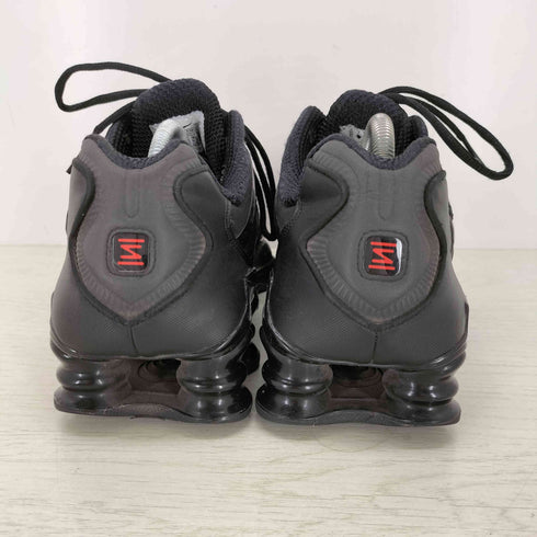ナイキ NIKE SHOX TL BLACK/BLACK-MTLC HEMATITE-MAX ORANGE メンズ JPN:27