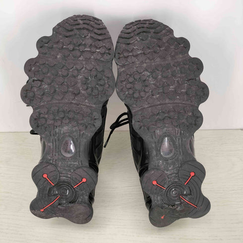 ナイキ NIKE SHOX TL BLACK/BLACK-MTLC HEMATITE-MAX ORANGE メンズ JPN:27
