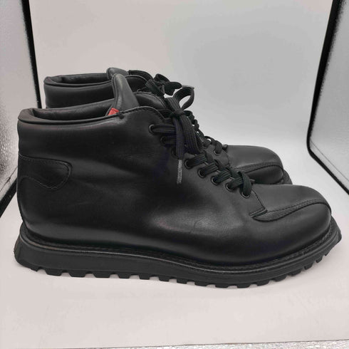 プラダスポーツ PRADA SPORTS 00S Black Leather Hiking Boots ブラック レザー レースアップ ハイキング トレッキング ブーツ archive アーカイブ メンズ 7