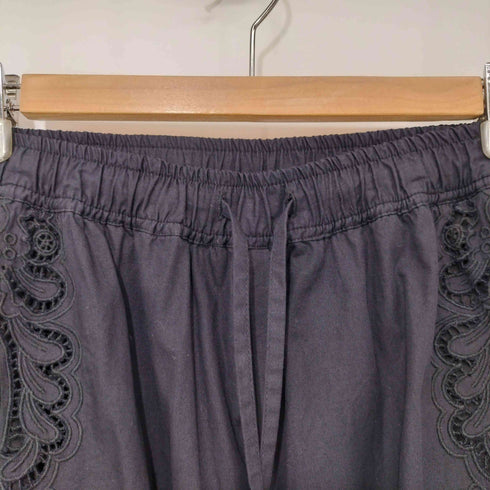 リヴドロワ RIVE DROITE 25SS カットワークイージーパンツ レディース JPN:38