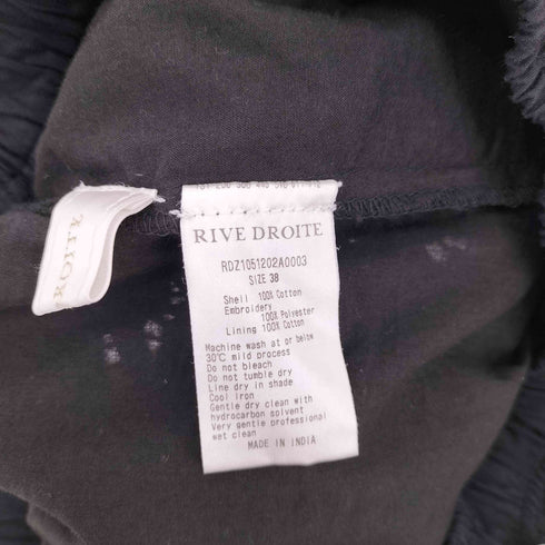リヴドロワ RIVE DROITE 25SS カットワークイージーパンツ レディース JPN:38