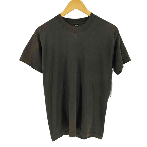 90s USA製 袖・裾シングルステッチ 無地Tシャツ メンズ M