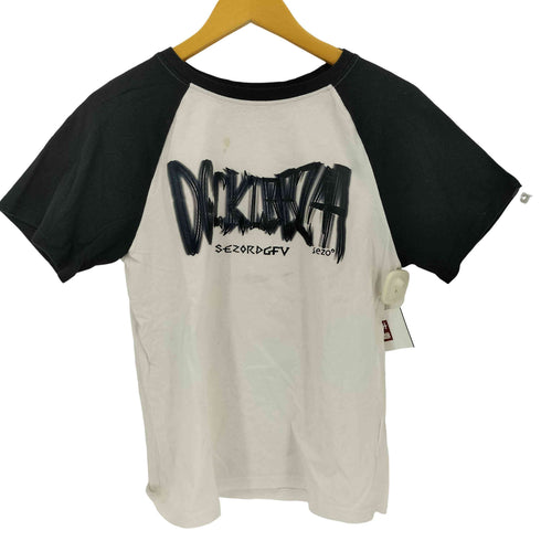 フロントプリント ラグランTシャツ レディース JPN:S