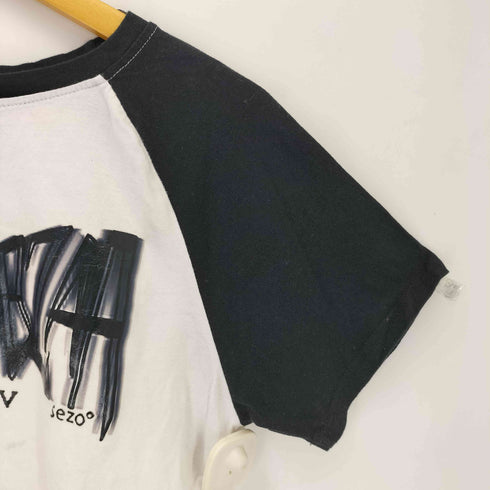 フロントプリント ラグランTシャツ レディース JPN:S