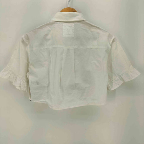 トリートユアセルフ TREAT URSELF クロップド フリル S/S ブラウス レディース FREE
