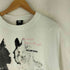 KIRIN-STRANGE 猫プリントデザイン 英字プリント S/S Tシャツ レディース import:XL