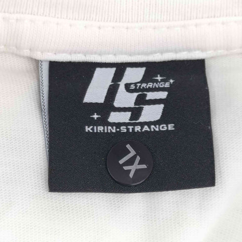 KIRIN-STRANGE 猫プリントデザイン 英字プリント S/S Tシャツ レディース import:XL