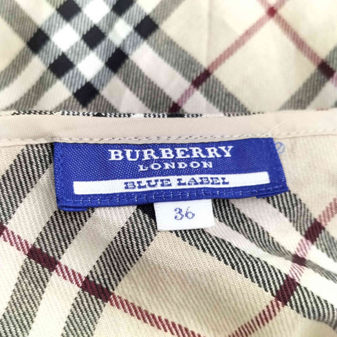 バーバリーロンドン BURBERRY LONDON ノバチェック柄 巻きスカート レディース DE:36